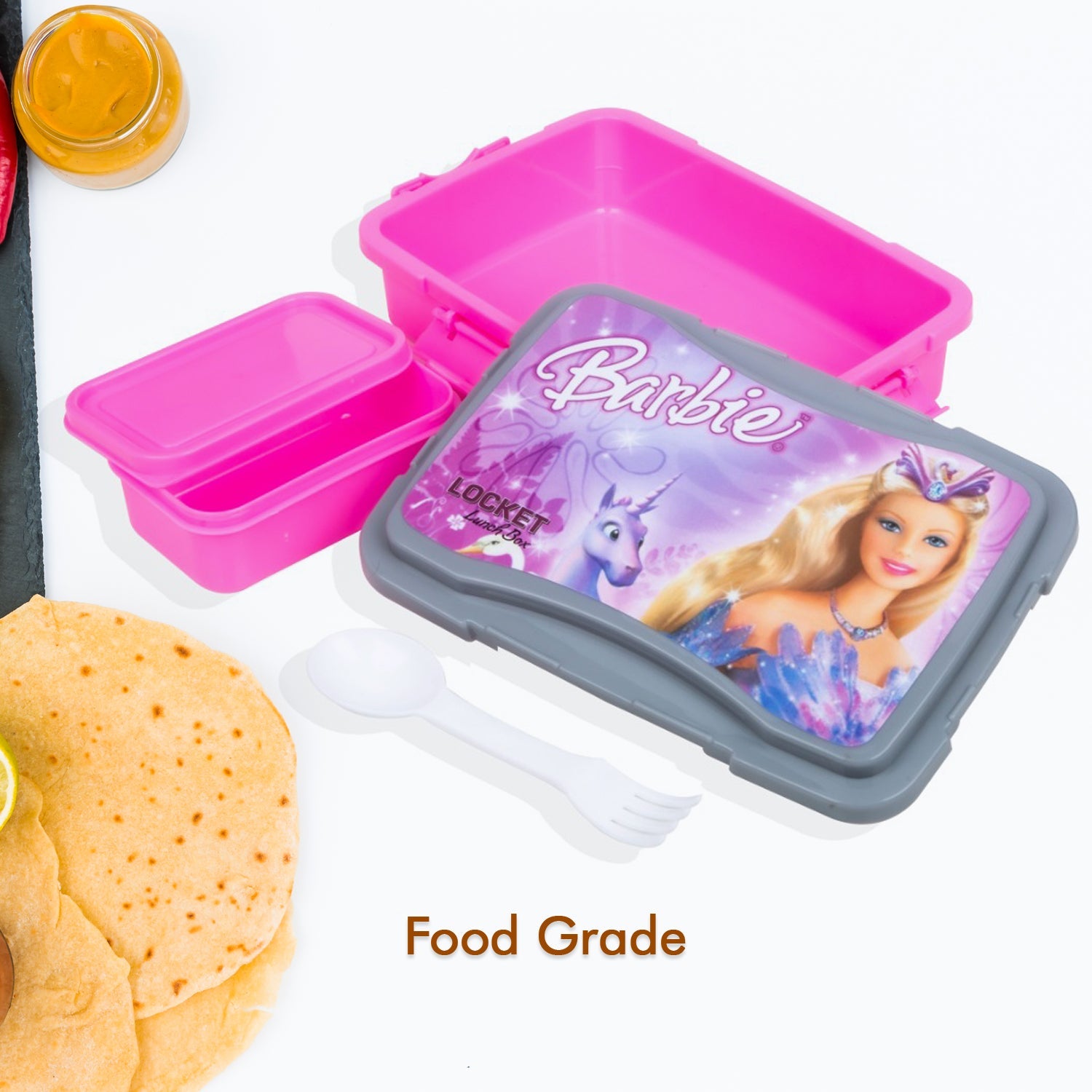 5318 Locket Lunch Box Plastic High Quality Box For Kids School Customized Plastic Lunch Box for Girls & Boy DeoDap 5318 Locket Lunch Box Plastic High Quality Box For Kids School Customized Plastic Lunch Box for Girls & Boy DeoDap